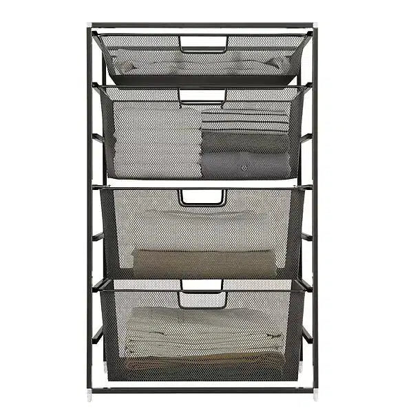 Elfa Basics 45 Standard Mesh Drawer Kit Graphite - ELFA - Freestanding Drawer Kits - Soko and Co